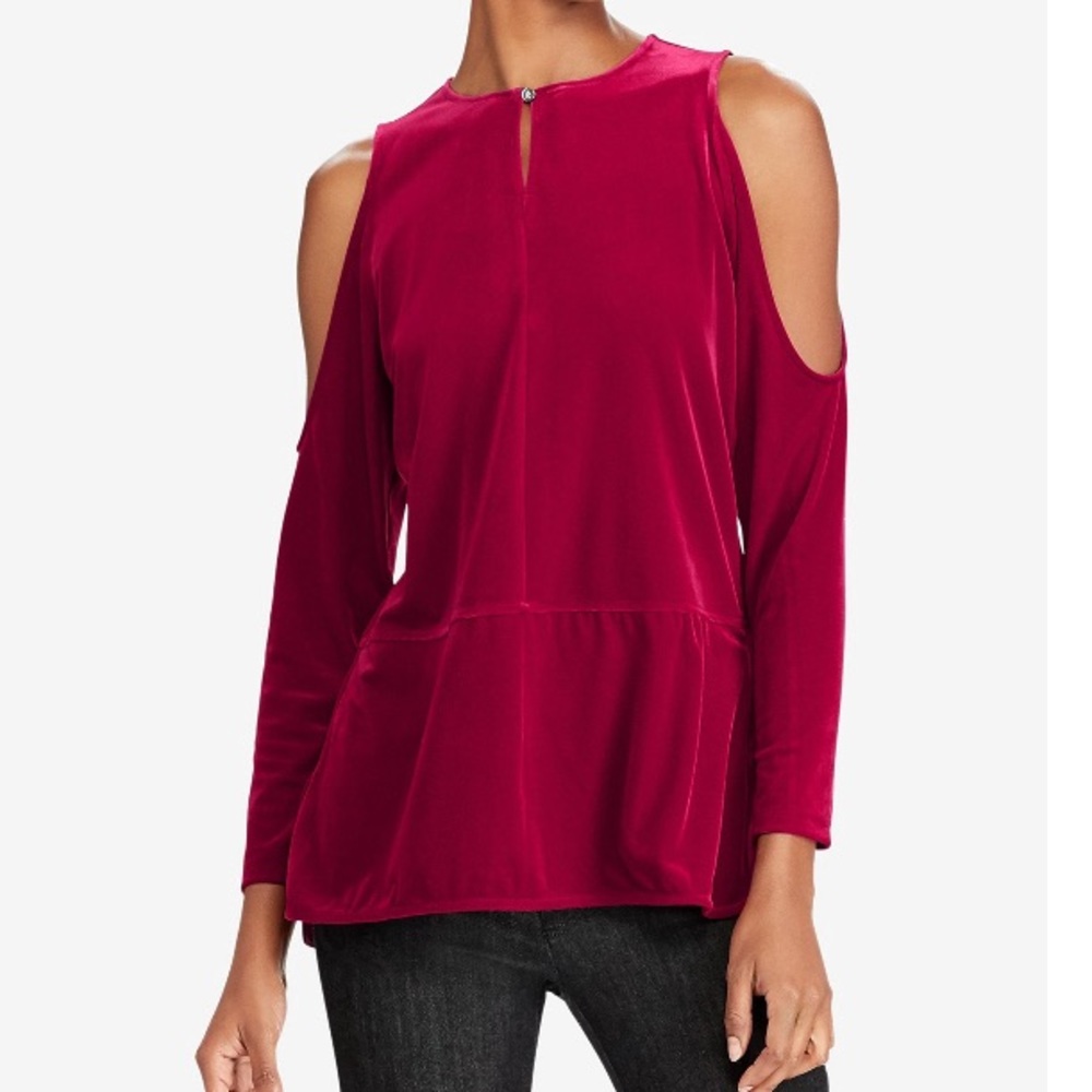 Lauren Ralph Lauren Velvet Blouse